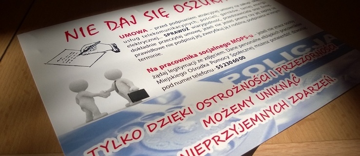 Ulotki trafią do mieszkańców Elbląga