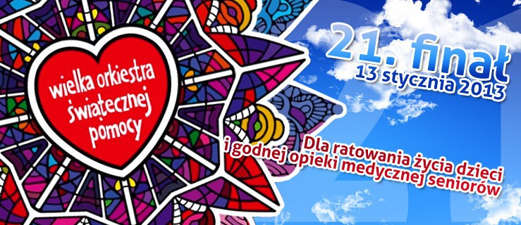 21. finał WOŚP już w niedzielę 13 stycznia. Tym razem Orkiestra gra dla dzieci i seniorów