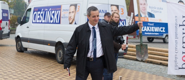 Jerzy Wcisła od partii KORWiN otrzymał... łopatę