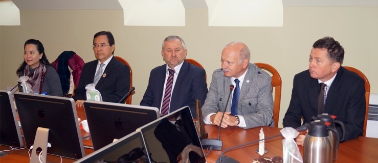 Ambasador Tajwanu gościem Starosty Elbląskiego