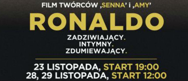Ronaldo- dokument o ikonie futbolu premierowo w Multikinie!