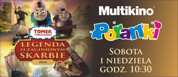 Wyjątkowa podróż z Lokomotywką Tomkiem i jego przyjaciółmi ponownie podczas grudniowych Poranków o 10.30  w Multikinie! 