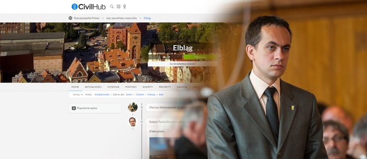 Elbląg na platformie CivilHub. Miało być lepiej. A jest... jak jest