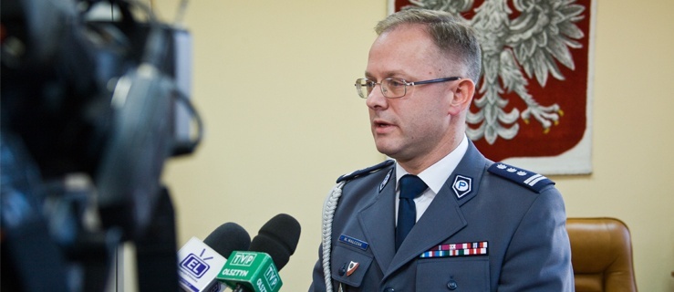 Na zdjęciu Komendant Wojewódzki Policji
