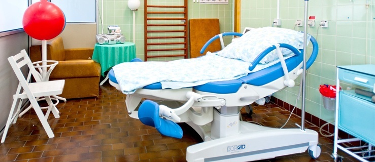 Sala porodowa w Wojewódzkim Szpitalu Zespolonym w Elblągu