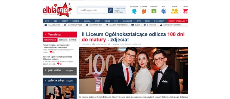 Serwis „Studniówki 2016” już uruchomiony!