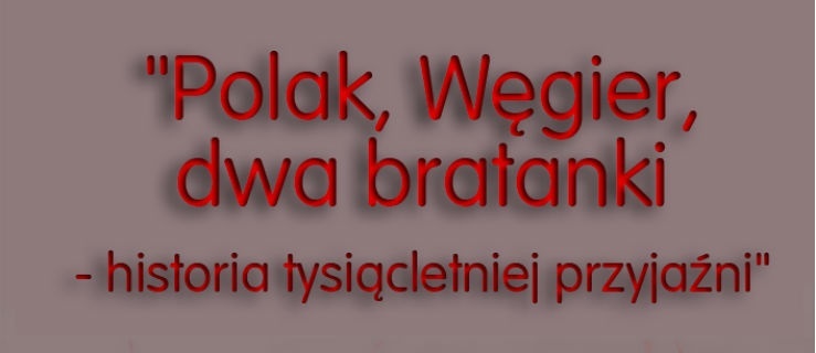 Polak, Węgier , dwa bratanki - historia tysiącletniej przyjaźni