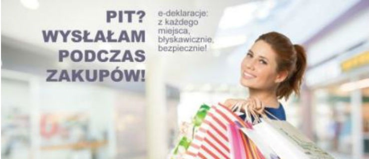 Wyślij PIT przez Internet z centrum handlowego OGRODY