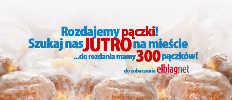 W Tłusty Czwartek rozdamy 300 pączków. Szukajcie naszych aut
