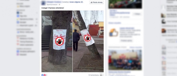 Komu zależy, aby koncert Lady Pank się nie odbył?
