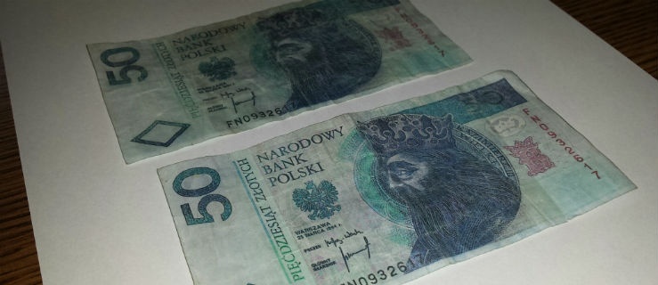 Fałszywe banknoty chciała wydać w osiedlowym sklepie