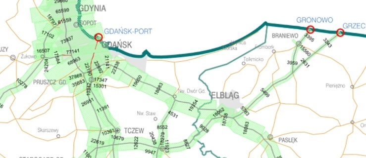 Elbląg jedzie do Gdańska – pierwsze wyniki Generalnego Pomiaru Ruchu