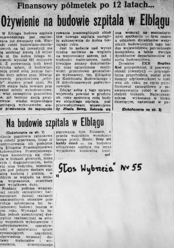 25-lecie szpitala. Co pisały media o budowie?