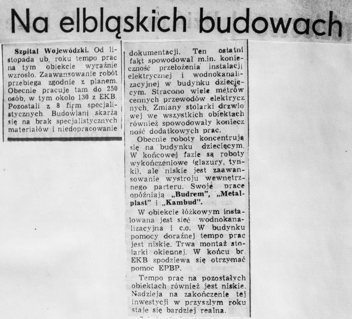 25-lecie szpitala. Co pisały media o budowie?