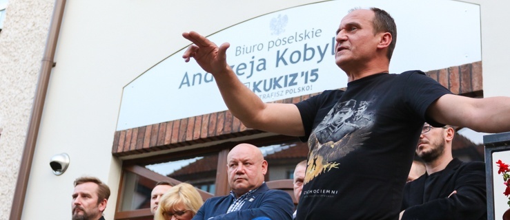 Paweł Kukiz i posłowie ruchu w Elblągu