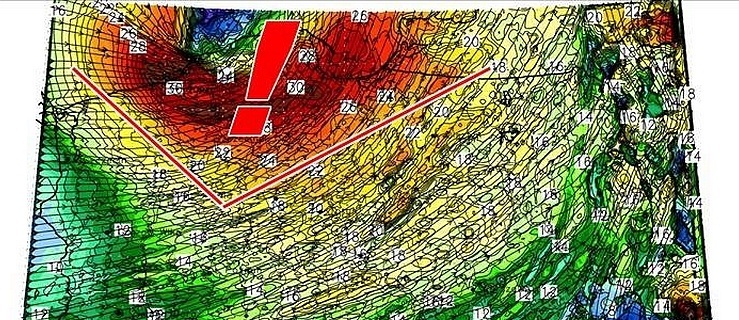 Ostrzeżenie meteorologiczne dla Elbląga