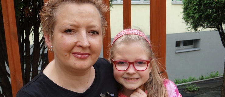 Kasia Kłobuchowska z córką