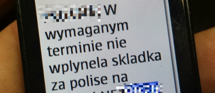 Policja ostrzega:  SMS-y z informacją o zaległej opłacie za OC