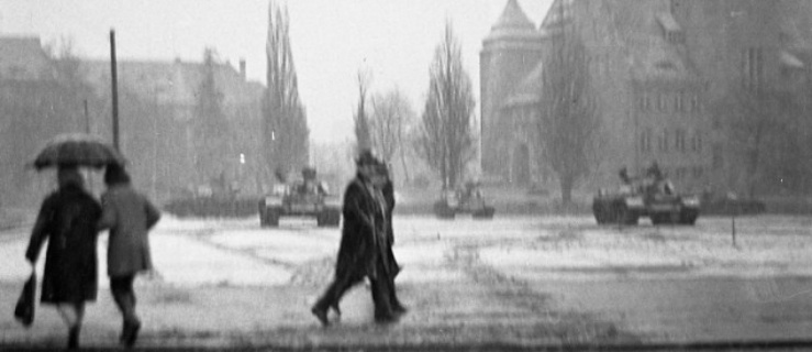grudzień 1970 r. w Elblągu - zdjęcie archiwalne,