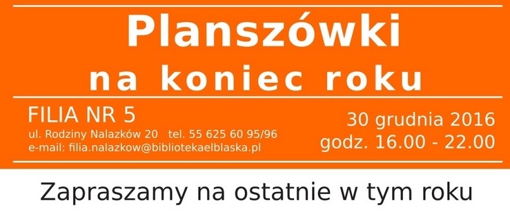 Planszówkowe zakończenie roku