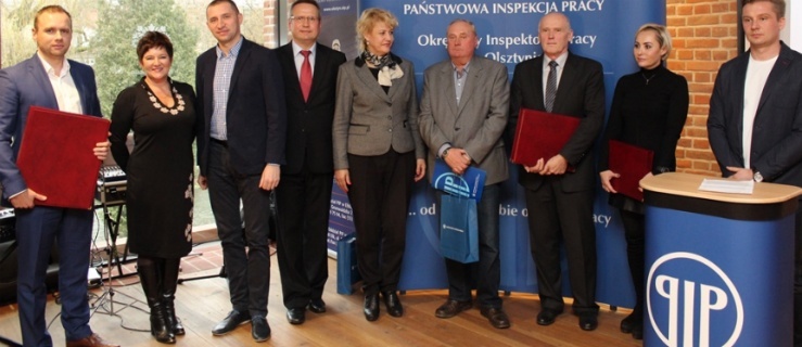 Elbląskie firmy nagrodziła inspekcja pracy z Olsztyna 