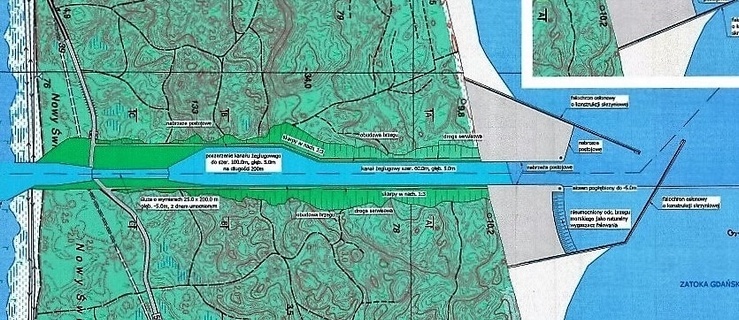 Jedną z lokalizacji przekopu jest Nowy Świat