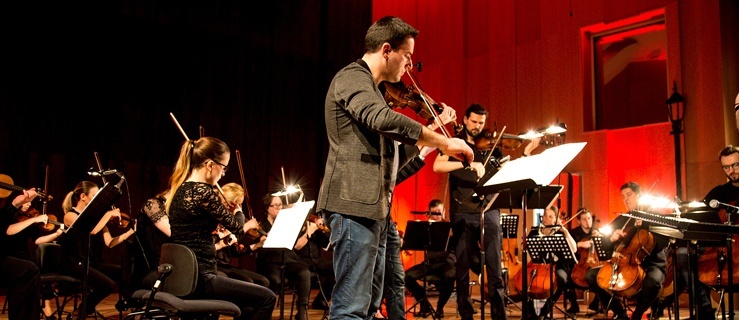 Próba generalna Atom String Quartet z EOK przy udziale młodzieży 
