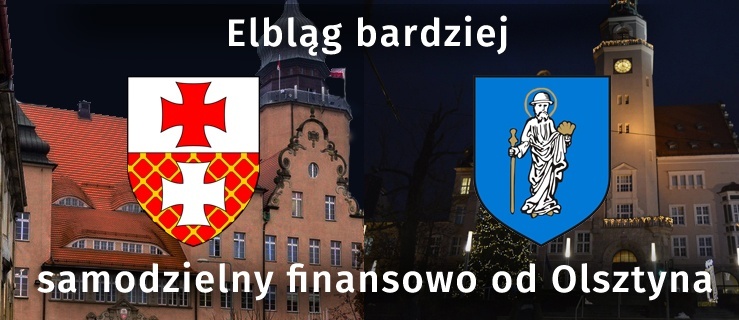 Elbląg bardziej samodzielny finansowo od Olsztyna
