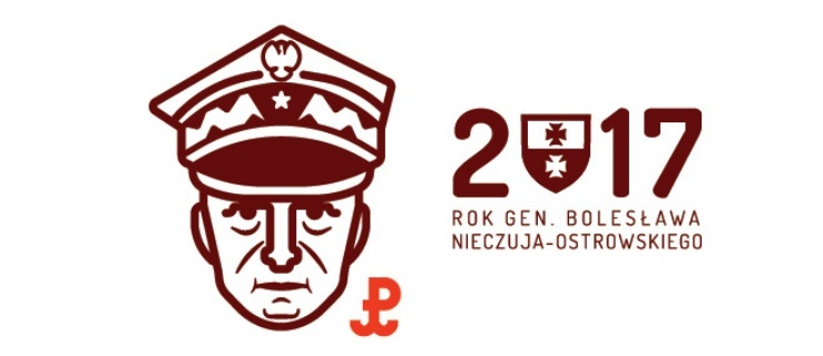 Rok Generała Nieczuja-Ostrowskiego. Zaprojektowano logo z wizerunkiem