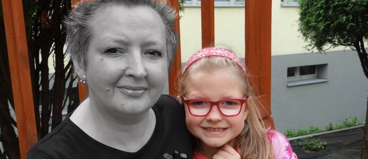 Katarzyna Kłobuchowska z córką Julką,