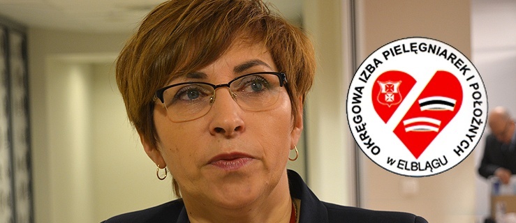 Halina Nowik, przewodnicząca Okręgowej Rady Pielęgniarek i Położnych w Elblągu,