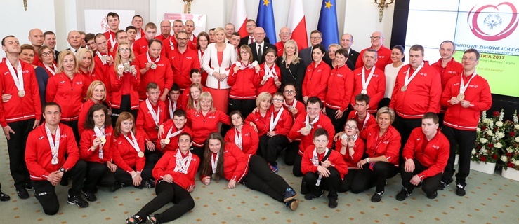 Olimpijczycy w Pałacu Prezydenckim