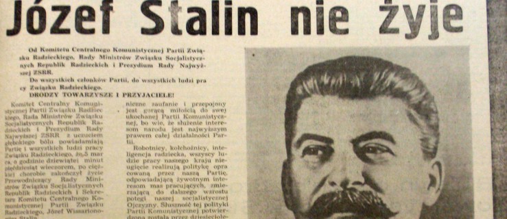 „Zgasło Słoneczko ludzkości”. Jak uczczono śmierć Józefa Stalina w Elblągu