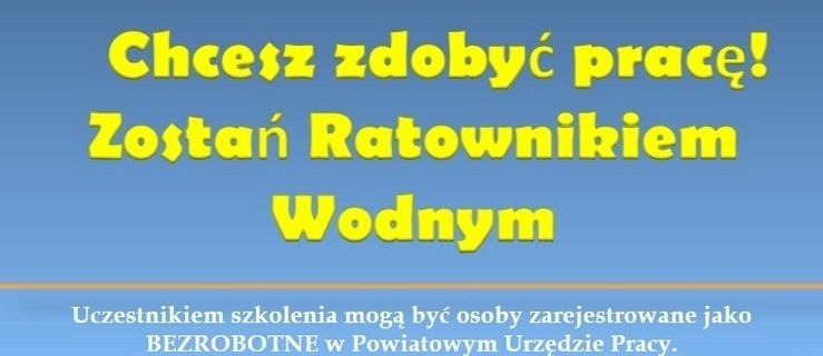 Zostań ratownikiem wodnym i zdobądź pracę – nowy termin zapisów