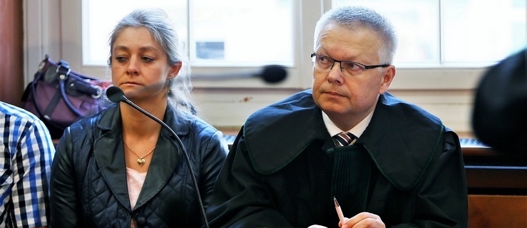 Matka pobitego chłopca oraz adwokat Janusz Kaczmarek