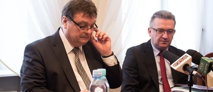 Od lewej: Witold Wróblewski oraz Janusz Nowak 