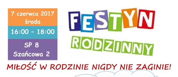Będzie impreza, będzie się działo... SP nr 8 w Elblągu zaprasza na festyn rodzinny!