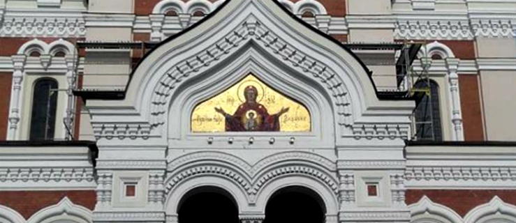 Tallin z dziennikarką Anną Dawid