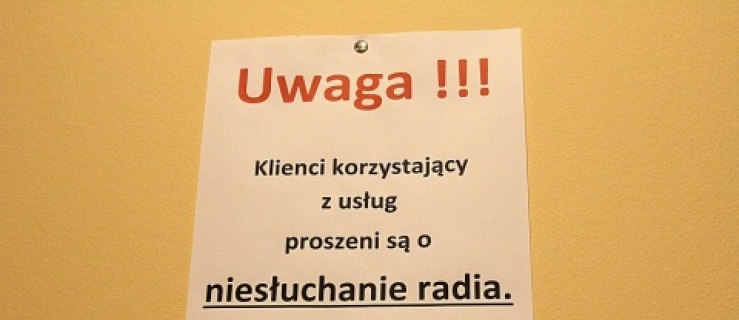 Poradzili elbląskiej fryzjerce: Może pani słuchać radia w salonie, ale tak, by nikt inny go nie słyszał