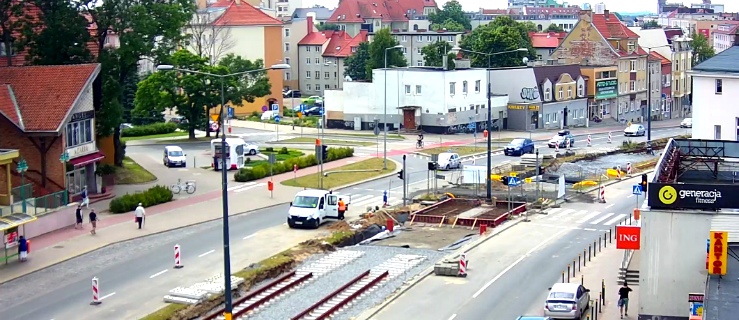 Kamera internetowa elblag.net - widok na ul. 12 Lutego w Elblągu,