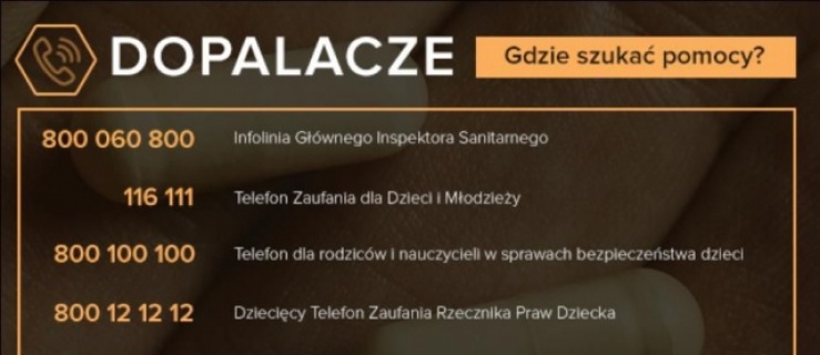 Dopalacze. Gdzie szukać pomocy?