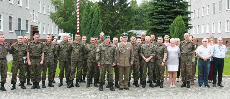 Pożegnanie z dowództwem 16 Pomorskiej  Dywizji Zmechanizowanej
