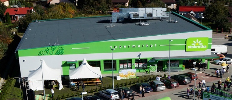  Nowy market Stokrotka w Elblągu. Jeszcze we wrześniu uroczyste otwarcie 