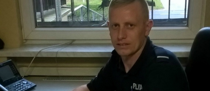 Starszy posterunkowy Patryk Budzich,
