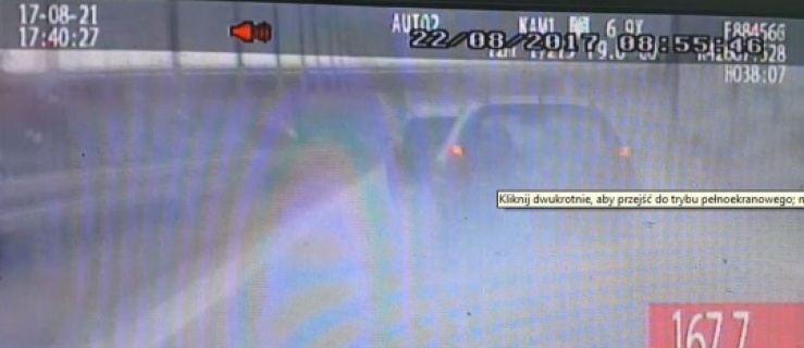 Elbląscy policjanci zatrzymali pirata drogowego. Był pijany, nie miał prawa jazdy, jechał ponad 200 km/h