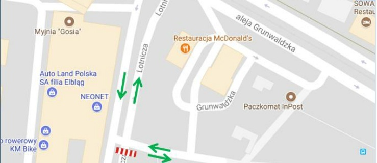 Ul. Lotnicza – zmiany w organizacji ruchu