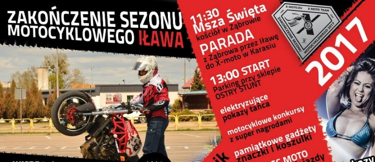 Bogate w atrakcje iławskie pożegnanie sezonu motocyklowego