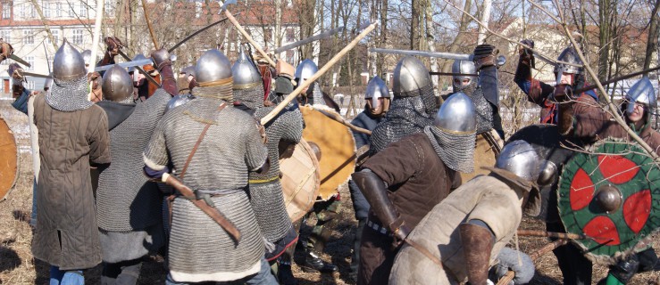 Wikingowie przeprowadzili trening bojowy na Wyspie Spichrzów (foto)