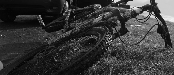 Pasłęk. Zatrzymany do kontroli rowerzysta był tak pijany, że spadł z roweru