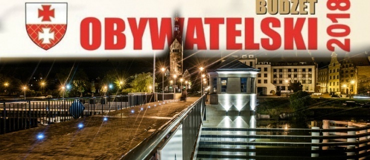 Widok na Stare Miasto w Elblągu od strony Mostu Wysokiego, 
